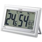 シチズン 温度・湿度計 ライフナビ シルバーメタリック 8RD201-019（アウトレット）