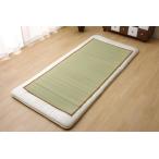 い草 敷きパッド セミシングル 無地 い草シーツ ネゴザ 寝ござ シンプル 約80×170cm 四方ヘリ 代引不可