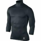 ナイキ nike 野球 プロ コアタートル 3 3/4 sha/do タートルネック 七分袖 アンダーシャツ 502940 ブラック 010
