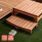 ウッドステップ 天然木 ※ステップ台単品 縁台 濡れ縁 ステップ おしゃれ DIY 庭 ガーデニング ウッドデッキ 代引不可