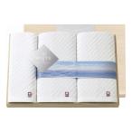 今治 ザ ホワイト 日本製 スリムバスタオル2P&フェイスタオル 木箱入 65540 代引不可