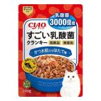 いなばペットフード CIAO すごい乳酸菌クランキー かつお節入り ほたて味 200g 猫 猫用 キャットフード おやつ フード ペット ペットフード