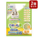 ショッピングデオトイレ 2個セット 猫砂 鉱物 ユニチャーム デオトイレ 消臭・抗菌サンド 小粒 3.8L x2 7.6L 慣れやすい システム用 猫トイレ トイレ砂 ねこ砂