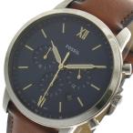 Yahoo! Yahoo!ショッピング(ヤフー ショッピング)フォッシル FOSSIL 腕時計 メンズ FS5453 クォーツ ネイビー ブラウン 送料無料