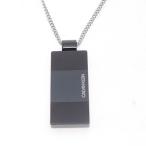 カルバンクライン CALVIN KLEIN ロゴプレート ネックレス メンズ KJ9LBP180100 ブラック 送料無料