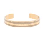 ダニエルウェリントン DANIEL WELLINGTON バングル ブレスレット レディース DW00400012 CLASSIC BRACELET DESERT SAND S ローズゴールド グレー
