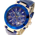 サルバトーレマーラ SALVATORE MARRA 腕時計 メンズ SM8005S-PGBL クロノ クォーツ ダークネイビー ブルー