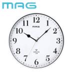 MAG マグ 掛け時計 壁掛け時計 Wi-Fiと接続 無線LAN アナログ 連続秒針 静音 インテリア シンプル 見やすい リビング マンション 直径約30.5cm