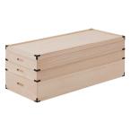 ショッピング衣装ケース 桐衣装箱 3段 高さ33cm 隅金具付 桐ケース 衣装ケース 押入れ クローゼット 桐たんす 保管庫 保管ケース 着物 衣類収納 洋服 浴衣 大容量 代引不可