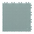 2個セット 山崎産業 素足快適マット 30cm×30cm ライトグリーン コンドル バルコニー プラスチック 水はけ ベランダ