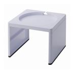 伊勢藤 電気ケトルラック ホワイト I-636 置き台 架台 電気ケトル 収納 ポット キッチンラック 代引不可