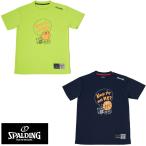 SPALDING Tシャツ-MESSAGE PLAY SMT180200 バスケットボール プラクティスシャツ おしゃれ