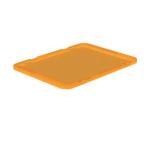 コンテナ・パレット ボックス型コンテナ ＴＲＵＳＣＯ　ＴＳＫ－３、ＴＳＫ－６、ＴＳＫ－９１０兼用フタ　透明オレンジ　  (TSK-910F-OR)