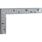 シンワ 曲尺 厚手広巾シルバー15ｃｍ 表裏同目マグネット付 10435 測定工具・曲尺