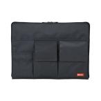 （業務用セット） リヒトラブ バッグ・イン・バッグ A4サイズ A-7554-24 黒 1個入 〔×2セット〕 代引不可