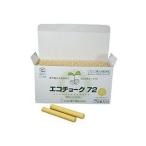 （まとめ） 日本白墨 エコチョーク72 黄 ECO-4 1箱（72本） 〔×5セット〕 代引不可