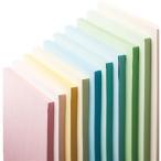 （まとめ） 長門屋商店 Color Paper A4 特厚口 浅黄 ナ-3411V 1冊（100枚） 〔×5セット〕 代引不可