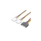 （まとめ）変換名人 SATA電源→4pin電源2分岐 SP-4P／2〔×10セット〕 代引不可