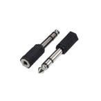 (まとめ)変換名人 AVプラグ 3.5mm(メス) to 6.5mm(オス)ステレオ AV/35J-65PS(2P)〔×20セット〕 代引不可