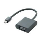 エレコム Mini DisplayPort-VGA変換アダプタ/ブラック AD-MDPVGABK 代引不可