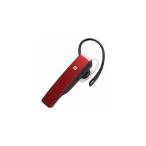 BUFFALO Bluetooth 4.1対応ヘッドセット 片耳タイプ ノイズキャンセリング機能搭載 レッド BSHSBE500RD 代引不可
