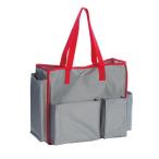 BMトートバッグ/掃除用品入れ 〔Sサイズ レッド〕 ナイロン製 〔業務用 現場 作業〕 代引不可