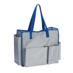BMトートバッグ/掃除用品入れ 〔Sサイズ ブルー〕 ナイロン製 〔業務用 現場 作業〕 代引不可