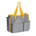 BMトートバッグ/掃除用品入れ 〔Sサイズ イエロー〕 ナイロン製 〔業務用 現場 作業〕 代引不可
