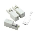 エレコム LANポート鍵付きプロテクタ 本体3個 鍵1個 LD-LOCK/HUB03 1セット 〔×10セット〕 代引不可