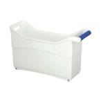 (まとめ) シンク下 収納ケース/ストッカー 〔ホワイト〕 ハンドル キャスター付き キッチン収納 洗面所収納 〔×24個セット〕 代引不可