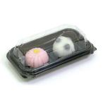 （まとめ）和菓子ケース（2個用） 10個入り 〔×10個セット〕 代引不可