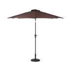  aluminium зонт / сад сопутствующие товары (270cm Brown ) кривошип тип тент простой открытие и закрытие оплата при получении не возможно 