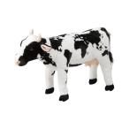 動物型 スツール/オットマン 〔ウシ ワールドマップ〕 幅25cm 耐荷重80kg スチール 『ぬいぐるみチェア』 〔リビング 子供部屋〕 代引不可