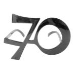 （まとめ）ELOPE Happy B'day Decades 70 BK（70代ハッピーバースデー）〔×2点セット〕 代引不可