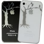 iPhone4S/4(iphone4S/4)用 デザインクリアケース アイフォンプラス Tree itattoo(itatoo)風ケース