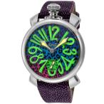 GAGA MILANO ガガ ミラノ MANUALE 48MM 5010ART03S-PUR 腕時計 メンズ 送料無料