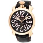 GAGA MILANO ガガ ミラノ MANUALE 48MM 5011.12S-BLK 腕時計 メンズ 送料無料