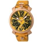 GAGA MILANO ガガ ミラノ MANUALE 48MM 5011VINTAGE-YELL 腕時計 メンズ 送料無料