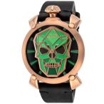 GAGA MILANO ガガ ミラノ MANUALE 48MM 5061.02S-BLK 腕時計 メンズ 送料無料