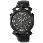 GAGA MILANO ガガ ミラノ THIN CHRONO 46MM 5099.01BK-NEW-N 腕時計 メンズ 送料無料