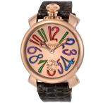 GAGA MILANO ガガ ミラノ MANUALE THIN 48MM 5211MIR02-BRW 腕時計 メンズ 送料無料
