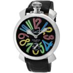 GAGA MILANO ガガ ミラノ MANUALE 48MM 5010.02S-BLK 腕時計 メンズ 送料無料