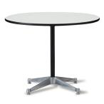 チャールズ&amp;レイ・イームズ コントラクトテーブル ラウンド型90.5cmホワイト 代引不可