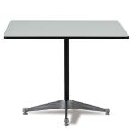 チャールズ&amp;レイ・イームズ コントラクトテーブル スクエア型90.5cmホワイト 代引不可