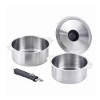 ショッピングIH対応 燕三 IH対応着脱式鍋18 20cmセット EM-029 プレゼント ギフト お祝い 代引不可