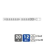 サンワサプライ 19インチサーバーラック用コンセント200V 20A TAP-SV22012C19 代引不可