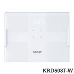 オムロン 体重体組成計 カラダスキャン ホワイト KRD508T-W 体重管理 アプリ LED 体組成計 健康管理 習慣 健康