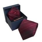 ダニエルウェリントン ネクタイ&タイバー&カフス 3点セットWINE DW02800006 代引不可