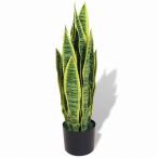 vidaXL 人工観葉植物 サンセベリア ポット付き 65cm グリーンホーム ガーデン デコレーション 造花 代引不可