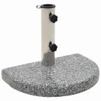 vidaXL зонт основа цветок .. скала прямоугольник 10kg половина иен type серый Home сад газонная трава сад уличный living 